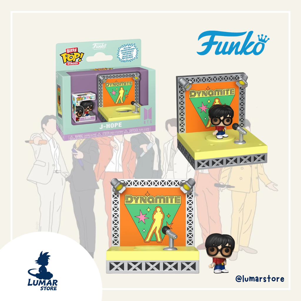 Funko Bitty Pop! Stages: BTS - J-Hope (Dynamite) Mini Diorama Pack