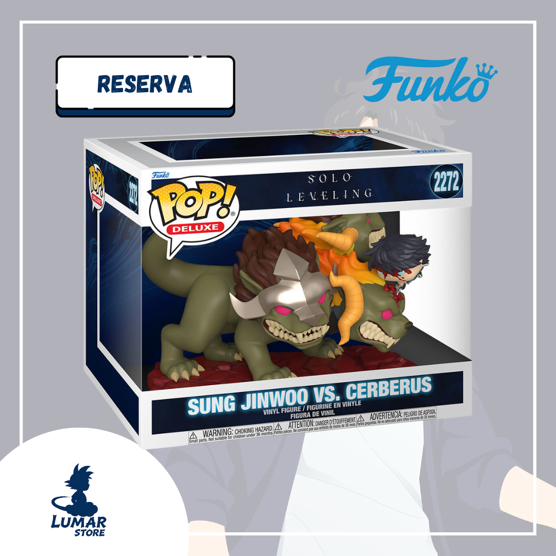 FUNKO POP! Deluxe 2272 - Sung Jinwoo vs. Cerberus (Solo Leveling) | PRE-ORDER
