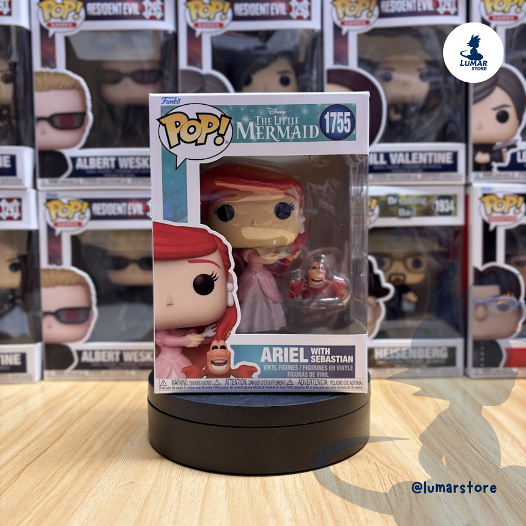 Funko POP! Disney #1755: Ariel with Sebastian (La Sirenita)