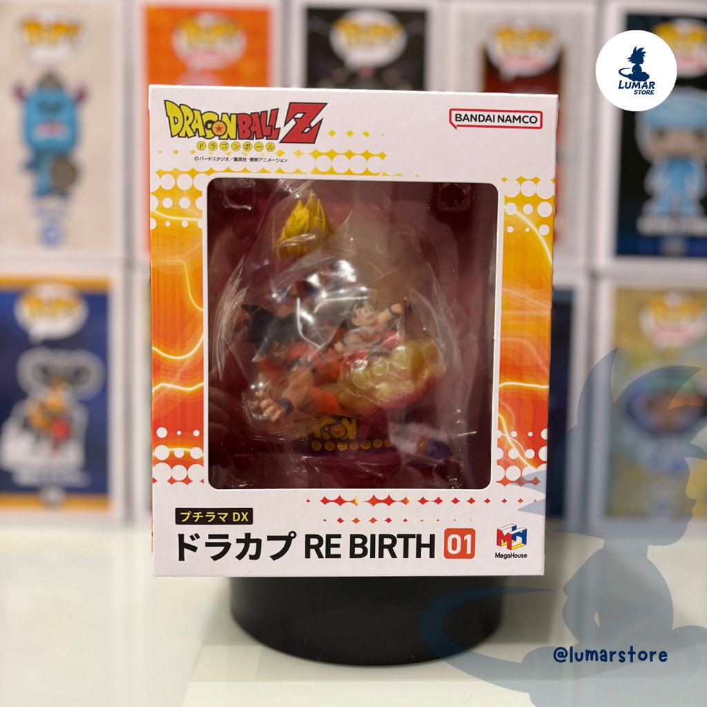 Diorama Dragon Ball Z: Son Goku - DX Dracap Re:Birth 01 | MegaHouse Petitrama Figure