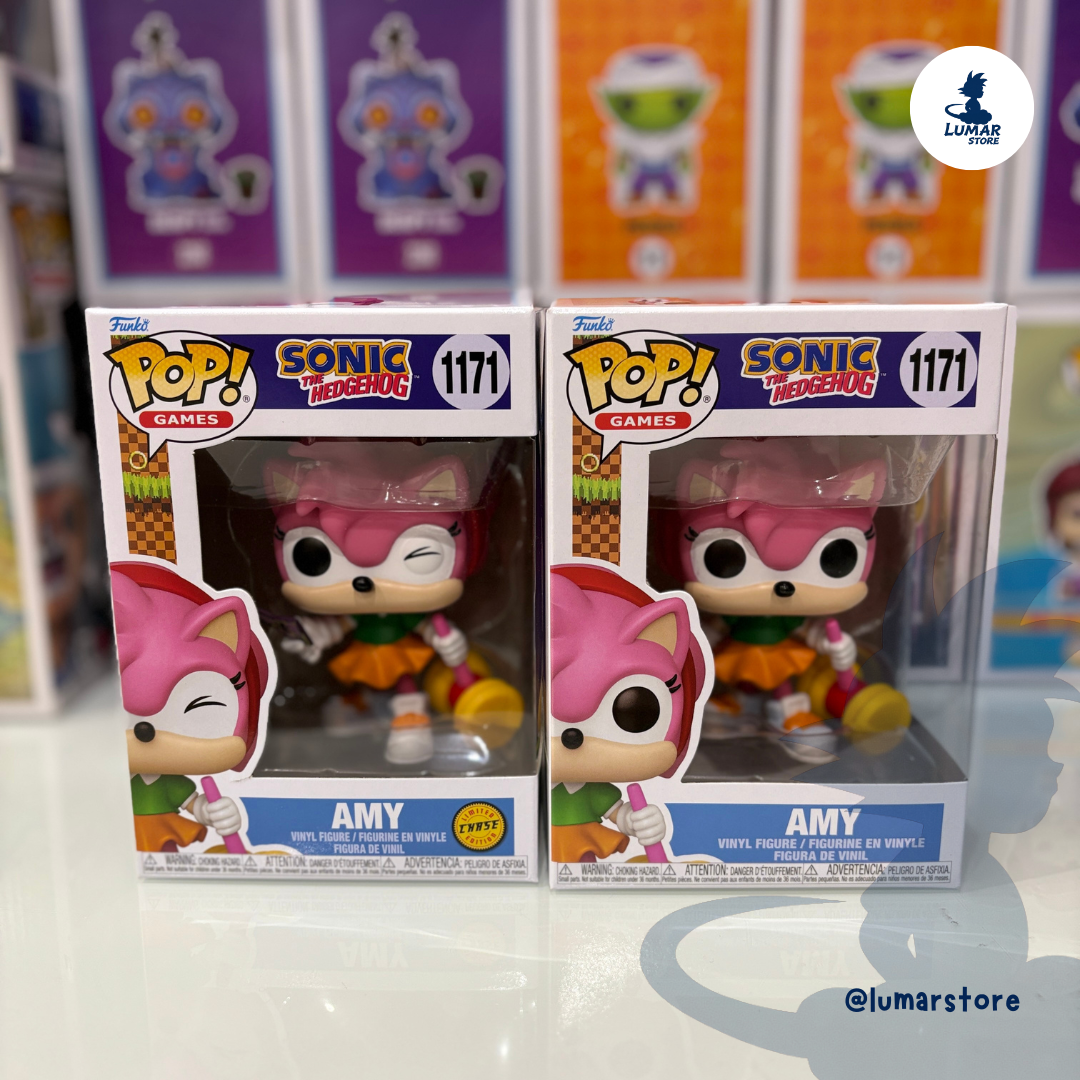 Bundle Funko POP! Games 1171 - Amy Rose (Regular + Chase) | Sonic the Hedgehog