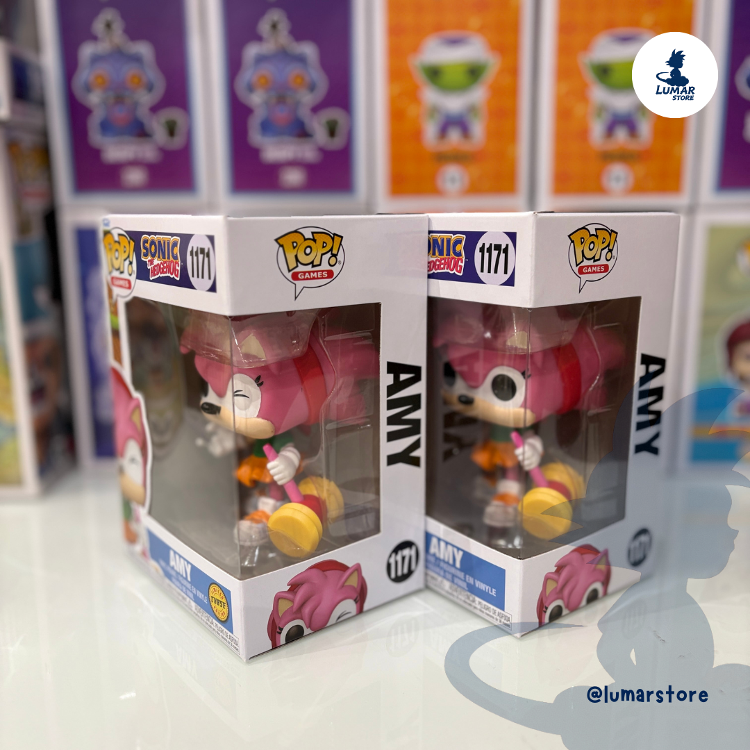 Bundle Funko POP! Games 1171 - Amy Rose (Regular + Chase) | Sonic the Hedgehog