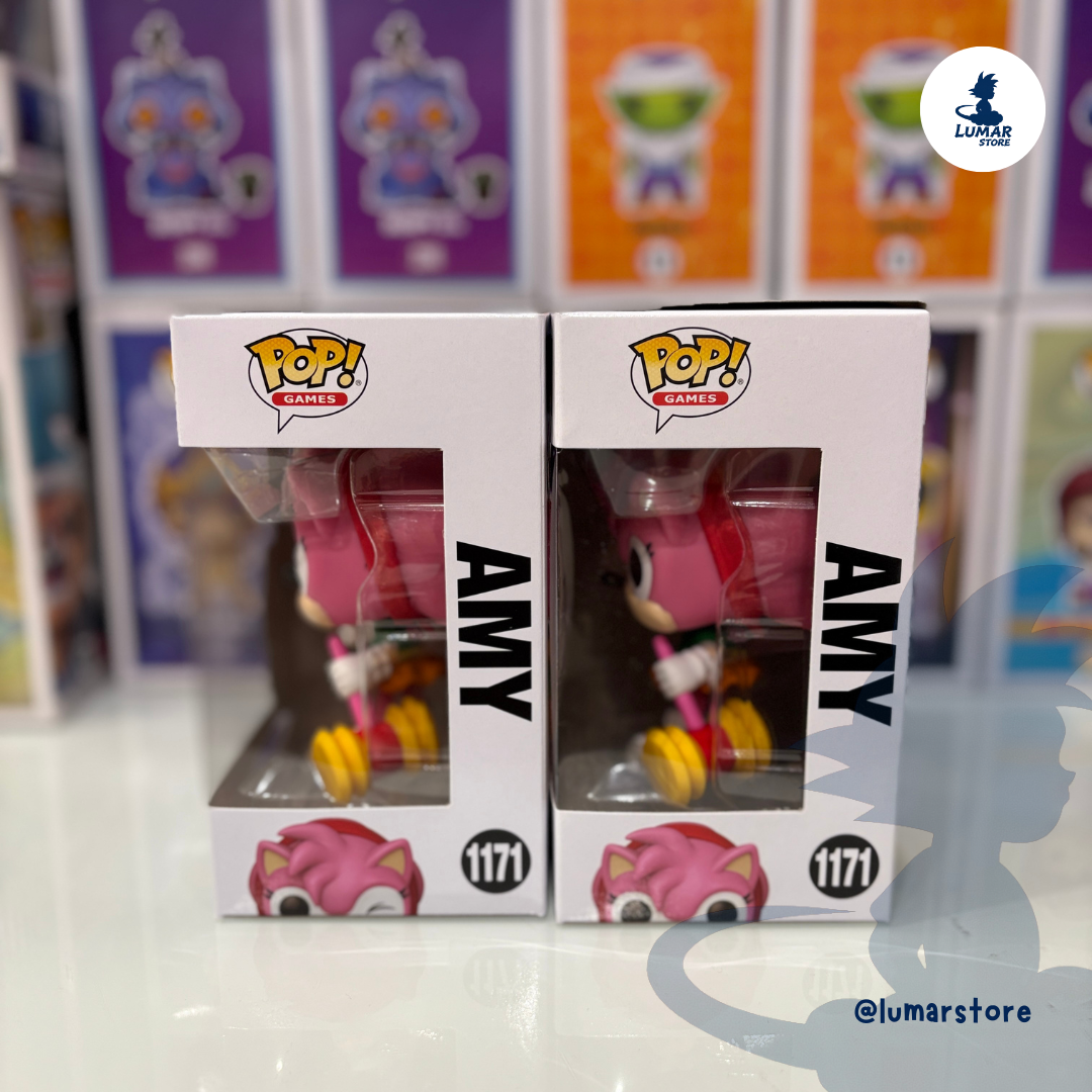Bundle Funko POP! Games 1171 - Amy Rose (Regular + Chase) | Sonic the Hedgehog