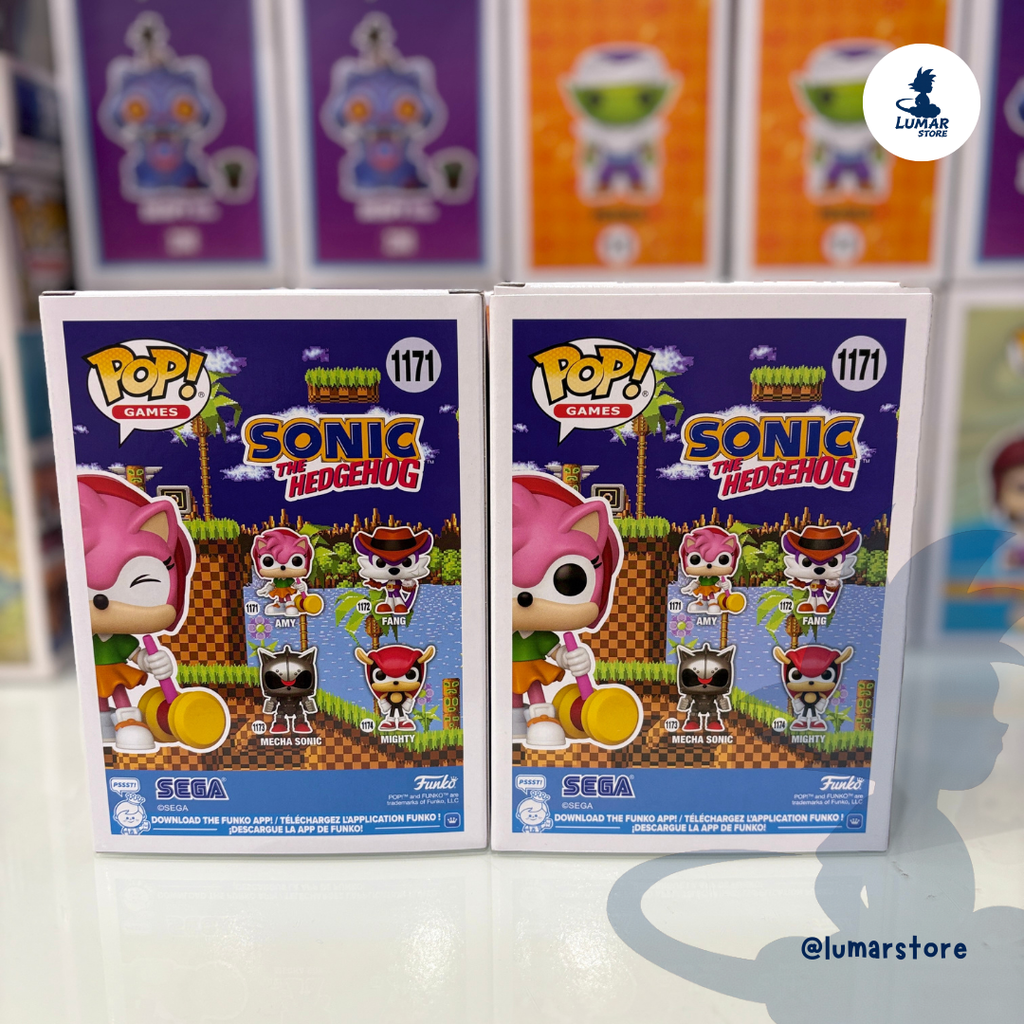 Bundle Funko POP! Games 1171 - Amy Rose (Regular + Chase) | Sonic the Hedgehog