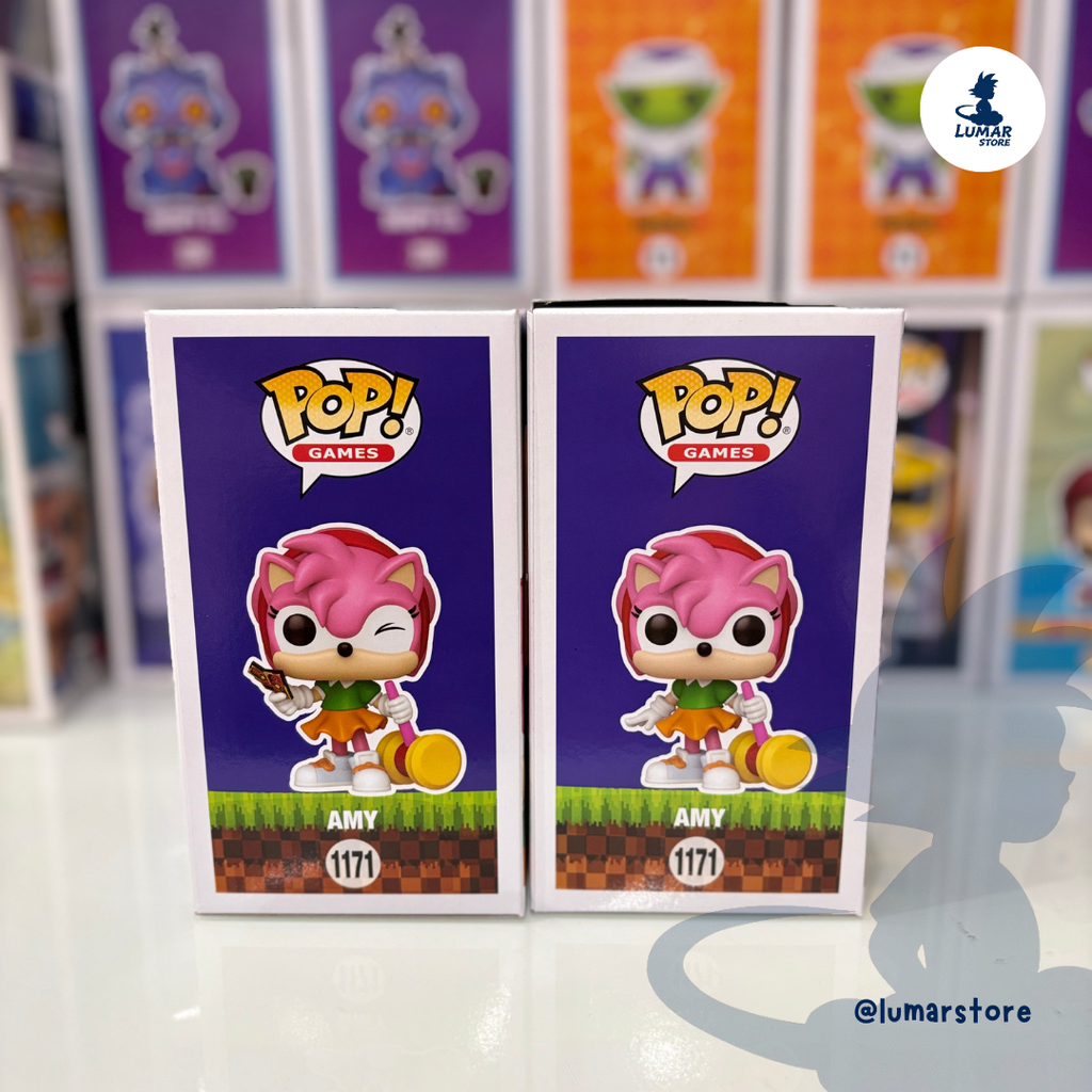 Bundle Funko POP! Games 1171 - Amy Rose (Regular + Chase) | Sonic the Hedgehog