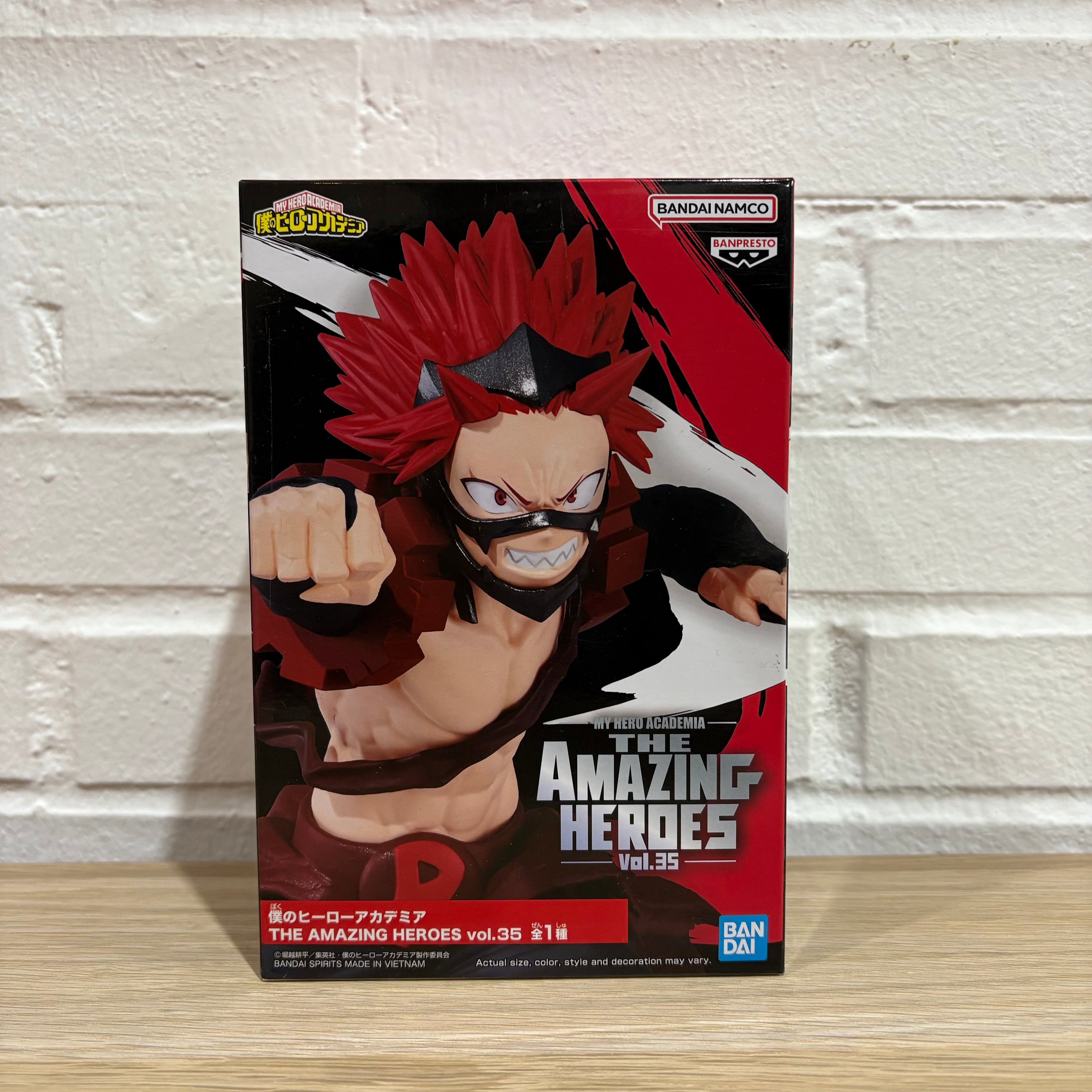 Figura Banpresto - Ejiro Kirishima (My Hero Academia) - The Amazing Heroes Vol. 35