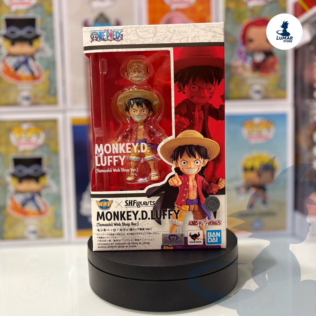 Bandai Tamashii Nations: Monkey D. Luffy (Tamashii Web Shop Ver.) - S.H.Figuarts x WCF