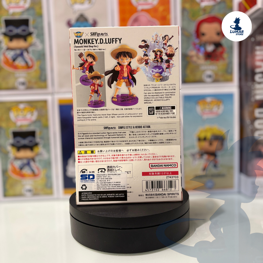 Bandai Tamashii Nations: Monkey D. Luffy (Tamashii Web Shop Ver.) - S.H.Figuarts x WCF