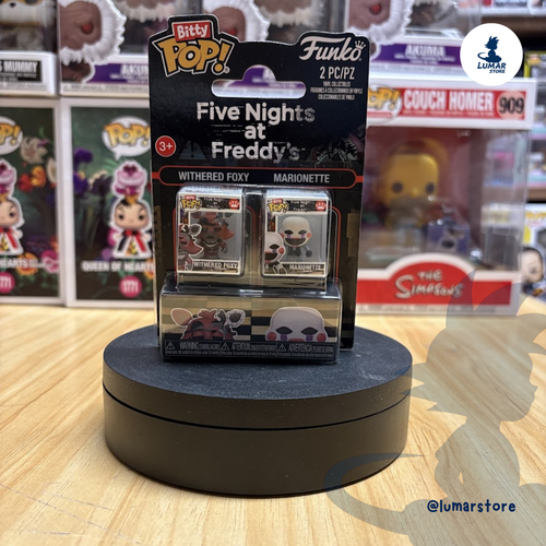 Blíster 2 Figuras Bitty POP! Five Nights at Freddy's: Withered Foxy & Marionette