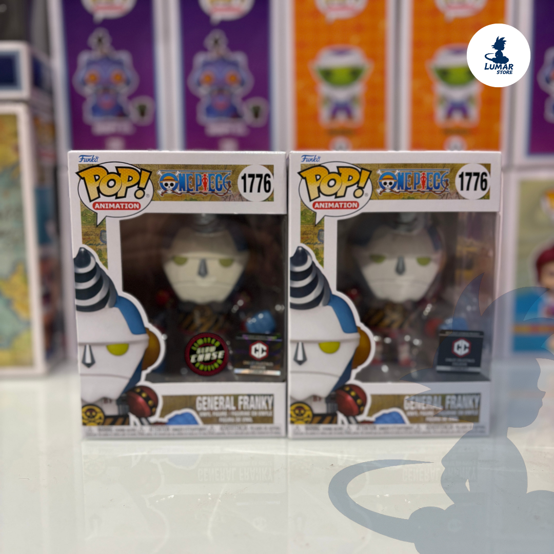Bundle Funko POP! Animation 1776 - General Franky [Chalice Exclusive] (Regular + Chase) | One Piece