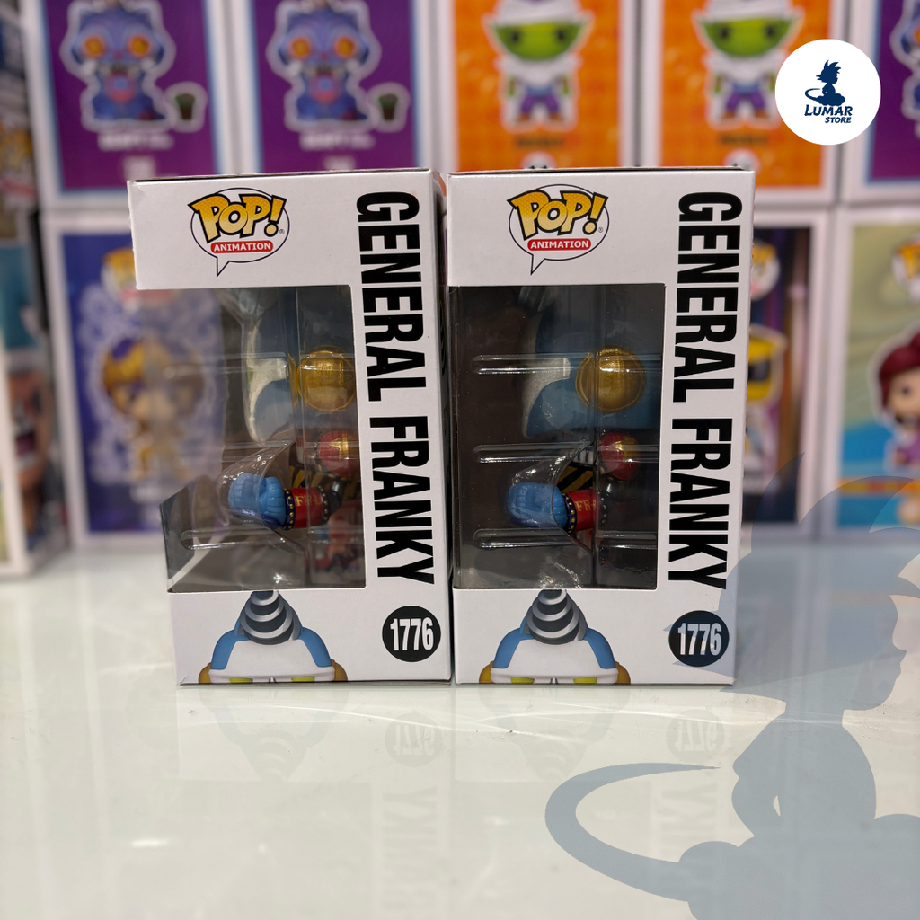 Bundle Funko POP! Animation 1776 - General Franky [Chalice Exclusive] (Regular + Chase) | One Piece