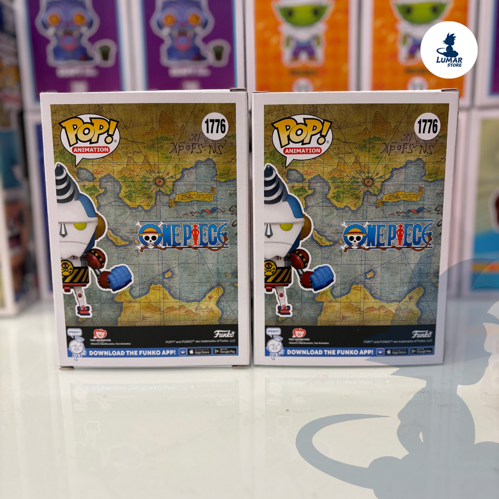 Bundle Funko POP! Animation 1776 - General Franky [Chalice Exclusive] (Regular + Chase) | One Piece