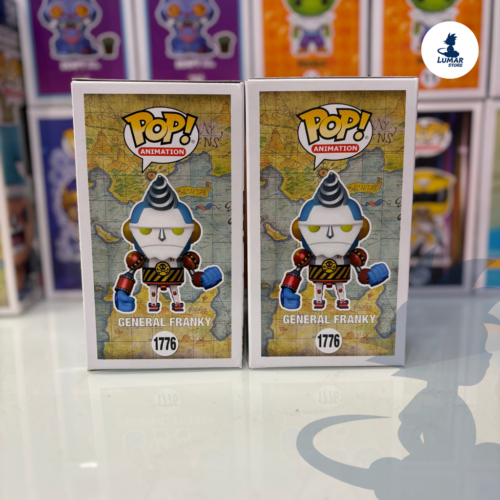 Bundle Funko POP! Animation 1776 - General Franky [Chalice Exclusive] (Regular + Chase) | One Piece