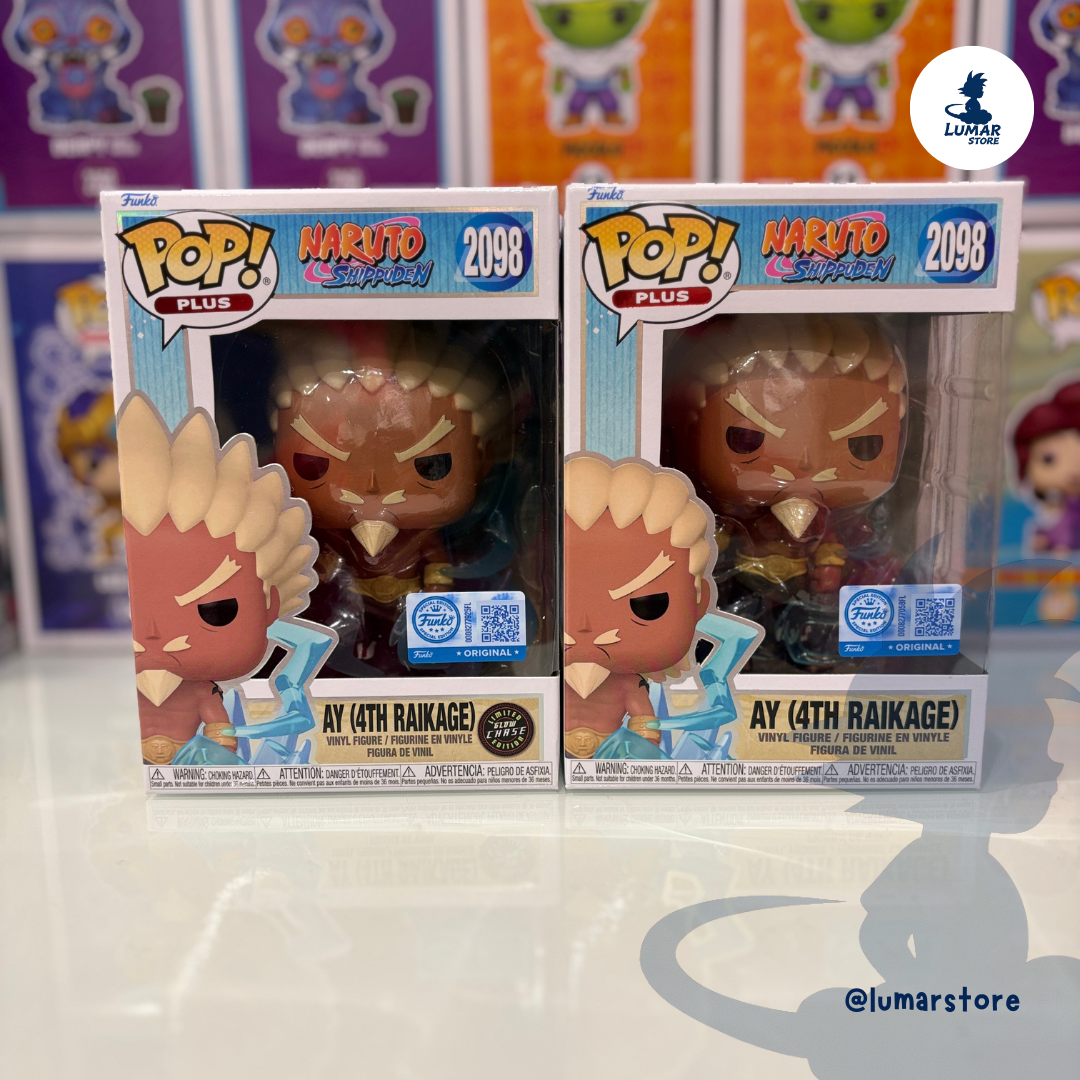 Bundle Funko POP! Animation 2098 - Ay 4th Raikage (Regular + Glow Chase) | Naruto Shippuden