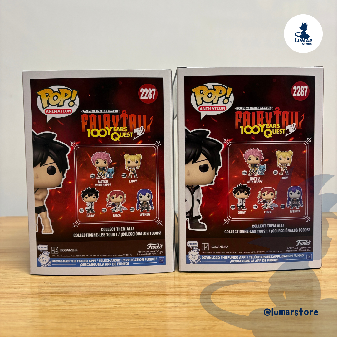 Bundle Funko POP! Animation 2287 - Gray Fullbuster (Regular + Chase) | Fairy Tail 100 Years Quest 