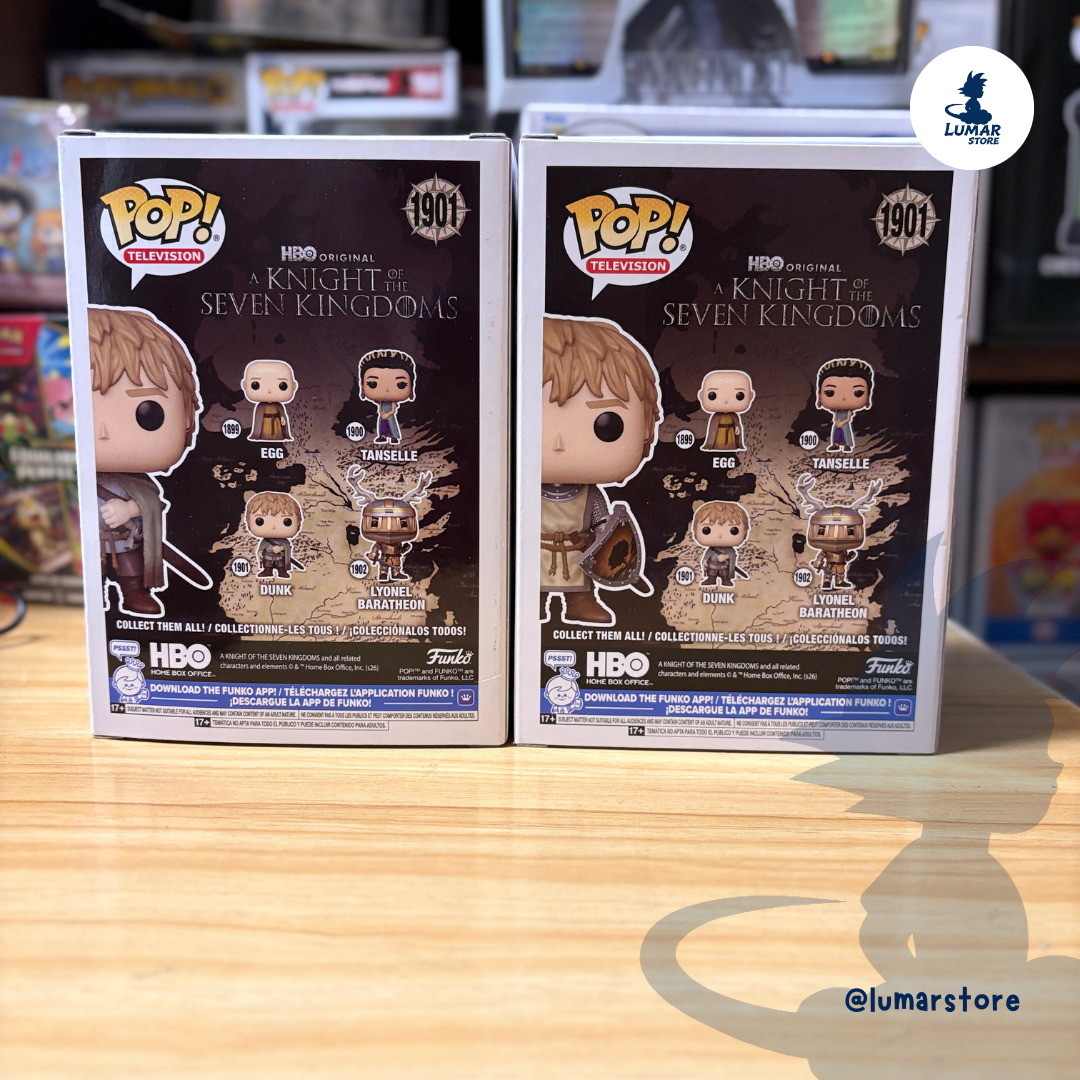 Bundle Funko POP! Television 1901 - Dunk (Regular + Chase) | A Knight of the Seven Kingdoms