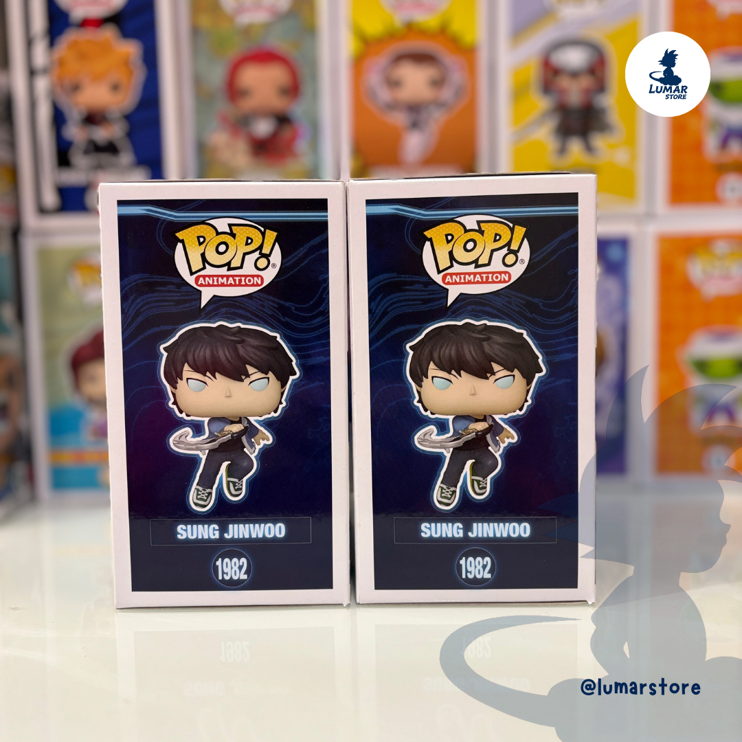 Bundle Funko Pop! Animation 1982 - Sung Jinwoo (Regular + Chase) | Solo Leveling