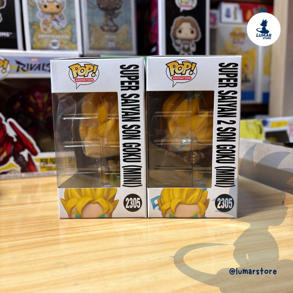 Bundle Funko Pop! Animation: Dragon Ball Daima - Super Saiyan Son Goku (Mini) (2305) | Regular + Glow Chase