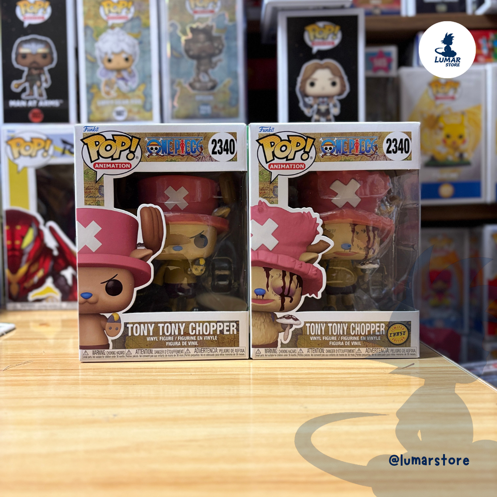 Bundle Funko Pop! Animation: One Piece #2340 Tony Tony Chopper (Regular + Chase)
