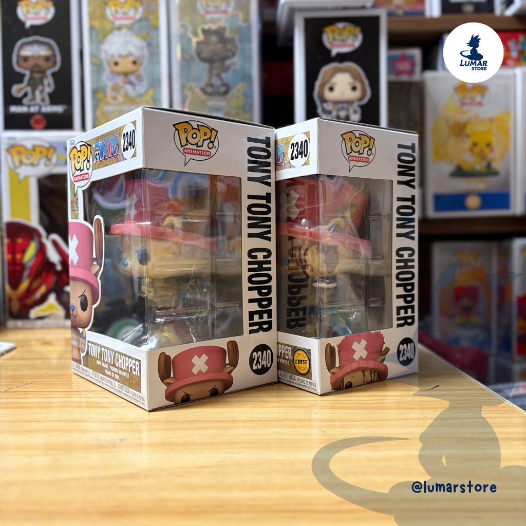 Bundle Funko Pop! Animation: One Piece #2340 Tony Tony Chopper (Regular + Chase)