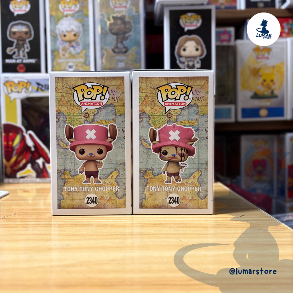 Bundle Funko Pop! Animation: One Piece #2340 Tony Tony Chopper (Regular + Chase)