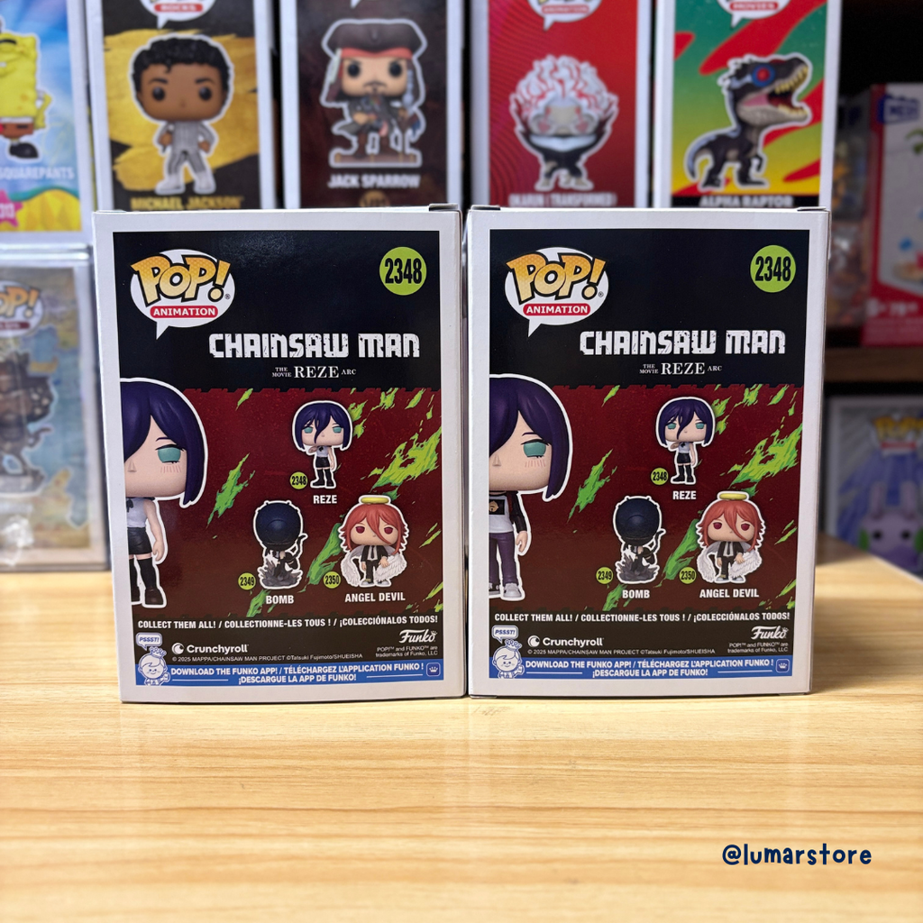 Bundle Funko Pop! Chainsaw Man #2348 Reze (Reze Arc) | Pack Regular + Chase