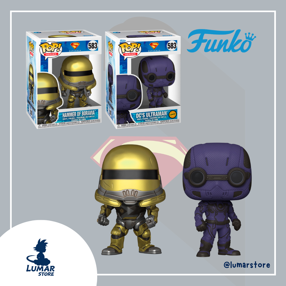 Bundle Funko Pop! Heroes 583 - Hammer of Boravia (Regular) + Ultraman (Chase)  | Superman (2025)
