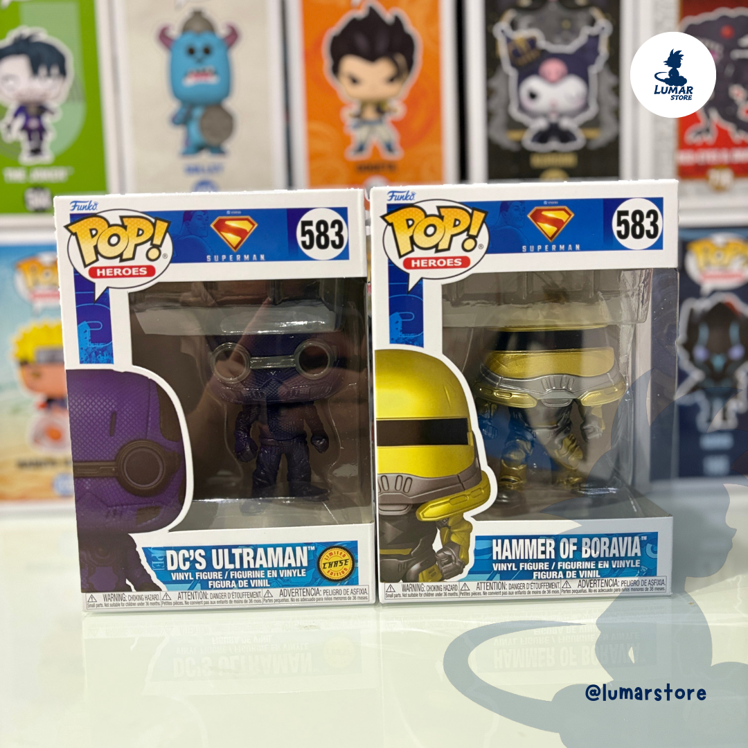 Bundle Funko Pop! Heroes 583 - Hammer of Boravia (Regular) + Ultraman (Chase)  | Superman (2025)