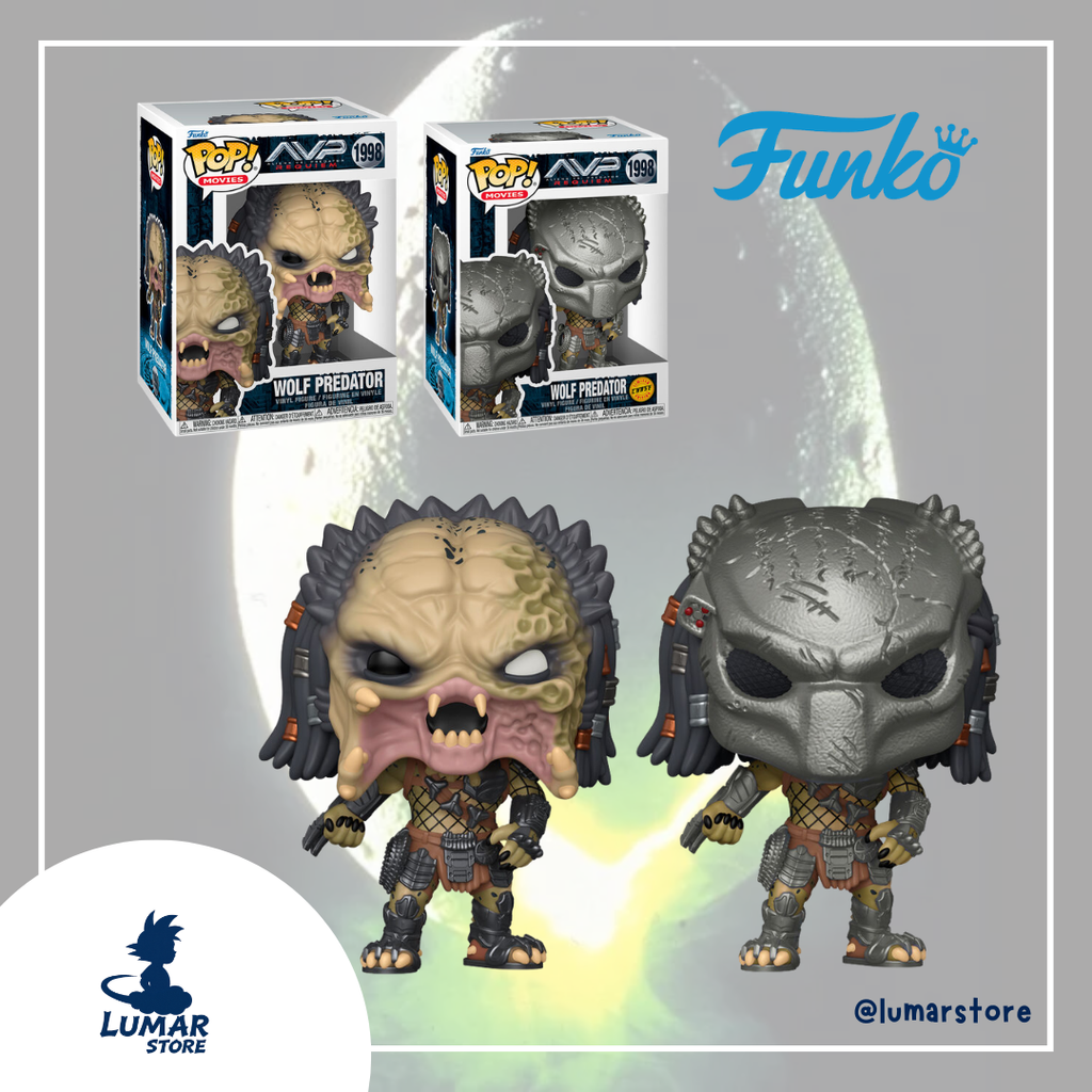 Bundle Funko Pop! Movies 1198 - Wolf Predator (Regular + Chase)| AVP Requiem
