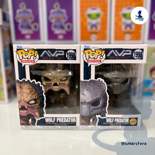 Bundle Funko Pop! Movies 1198 - Wolf Predator (Regular + Chase)| AVP Requiem