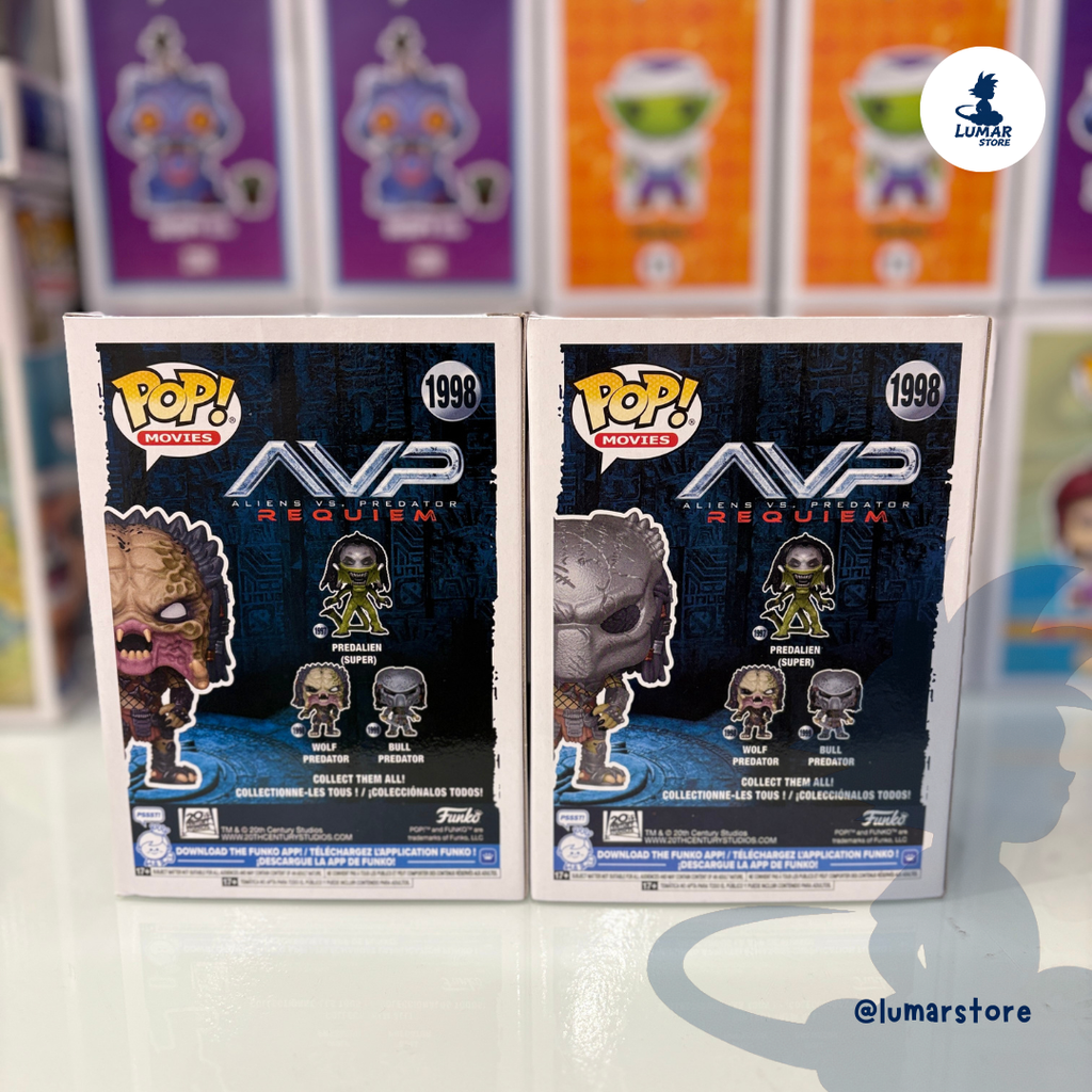 Bundle Funko Pop! Movies 1198 - Wolf Predator (Regular + Chase)| AVP Requiem