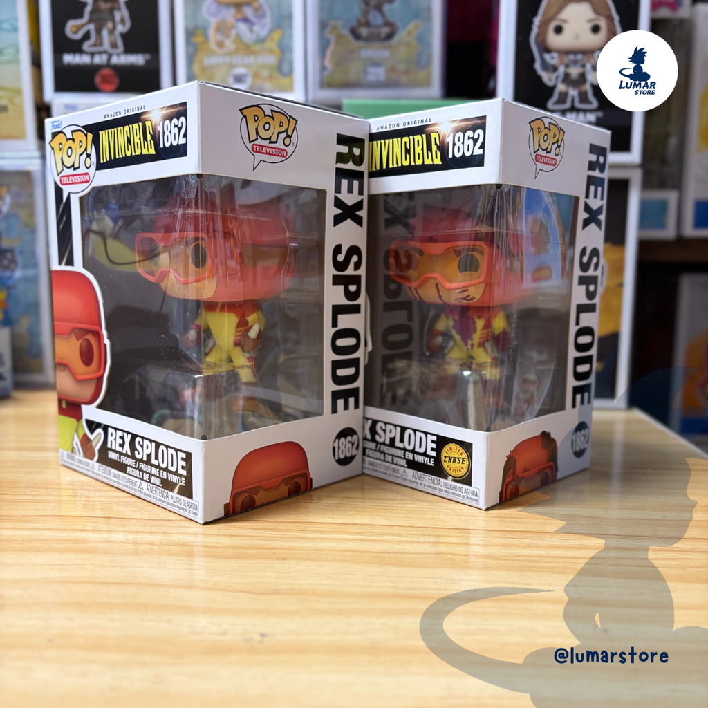 Bundle Funko Pop! Television: Invincible - Rex Splode (1862) [Regular + Chase]