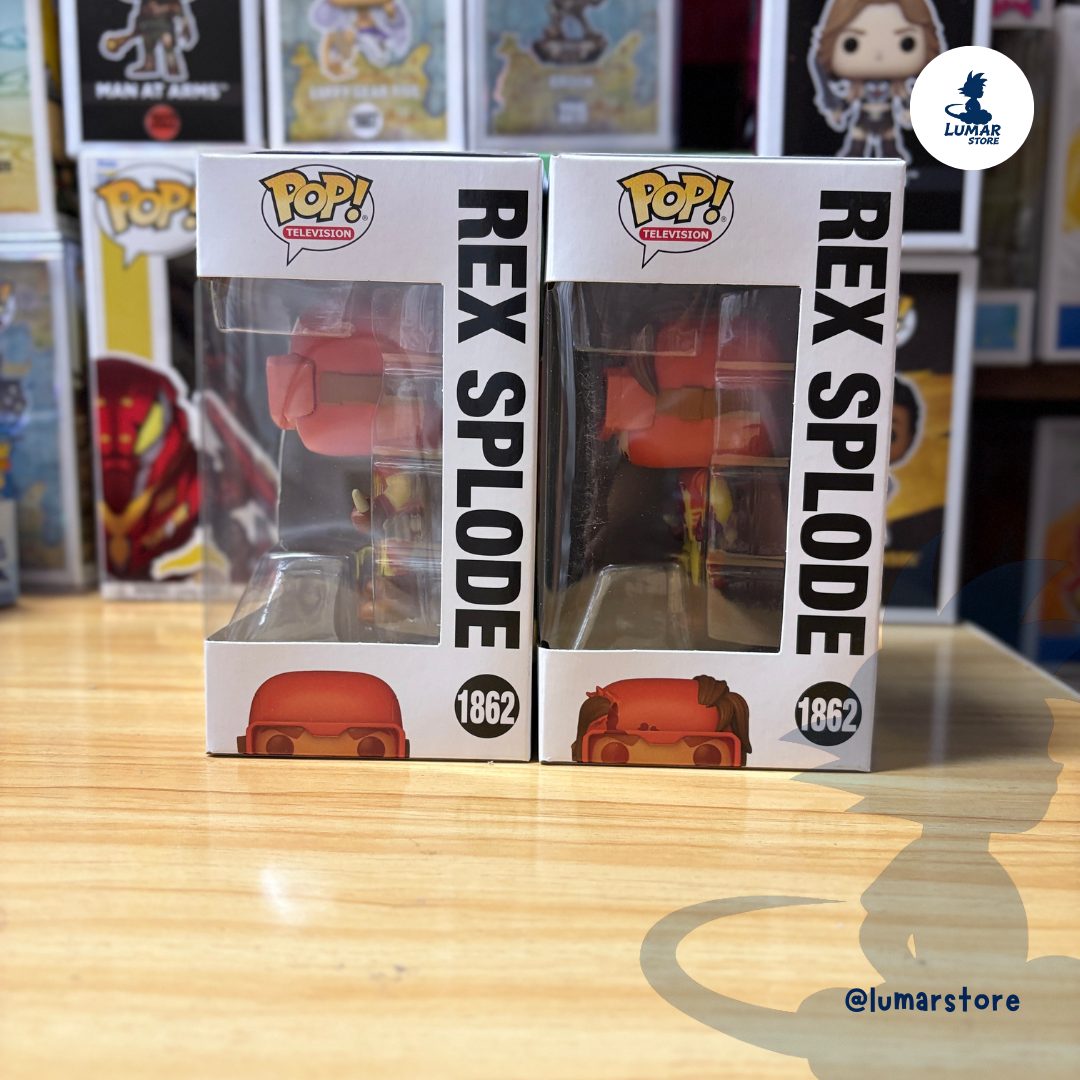 Bundle Funko Pop! Television: Invincible - Rex Splode (1862) [Regular + Chase]