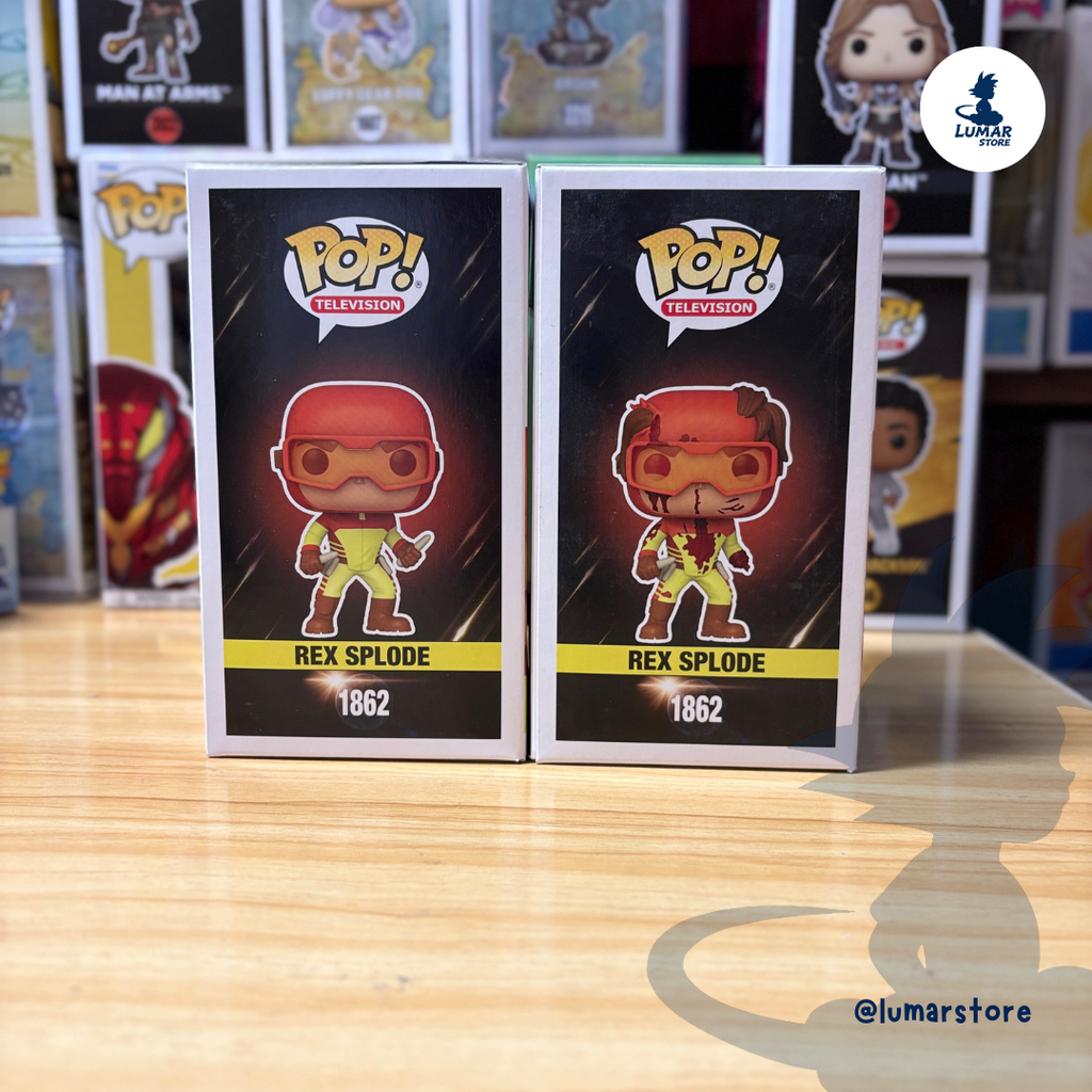 Bundle Funko Pop! Television: Invincible - Rex Splode (1862) [Regular + Chase]
