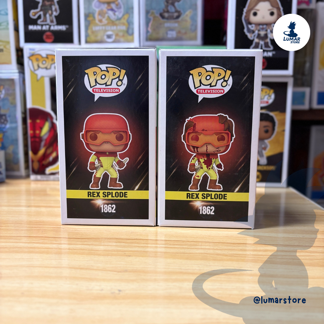 Bundle Funko Pop! Television: Invincible - Rex Splode (1862) [Regular + Chase]
