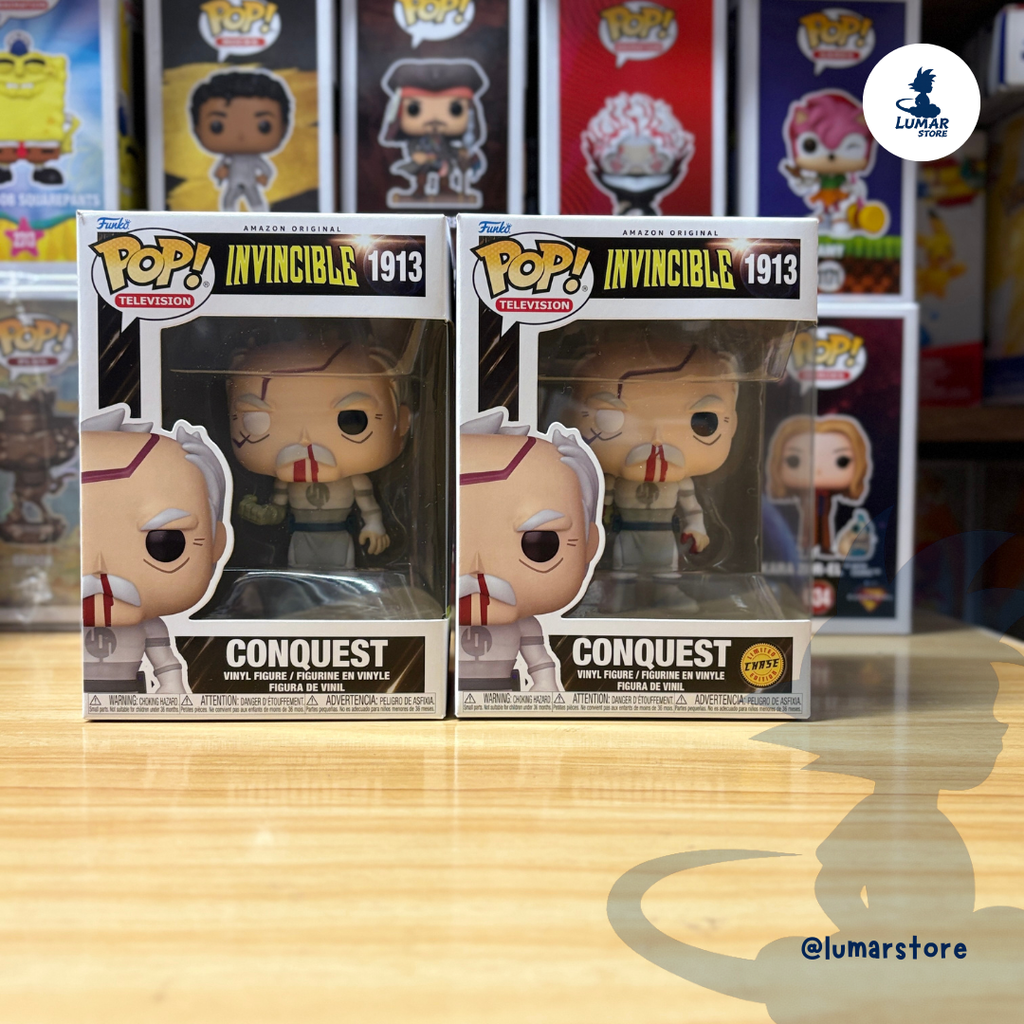 Bundle Funko Pop! Television: Invincible #1913 Conquest (Regular + Limited Chase Edition)