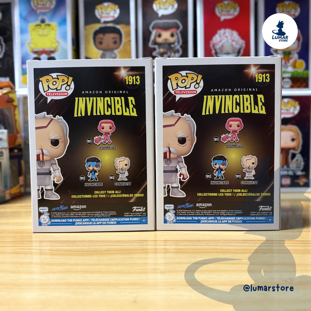 Bundle Funko Pop! Television: Invincible #1913 Conquest (Regular + Limited Chase Edition)