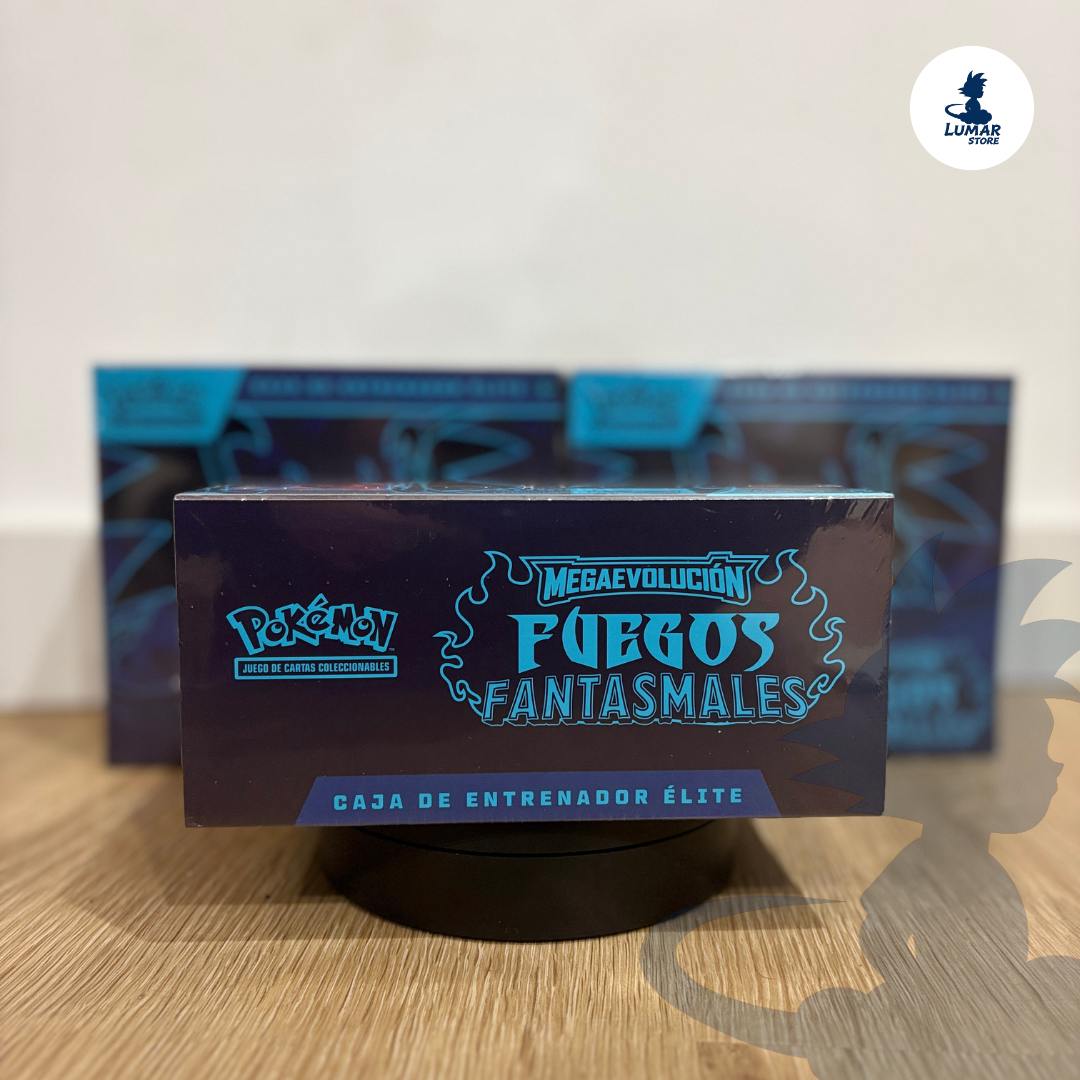 Caja de Entrenador Élite Pokémon – Fuegos Fantasmales (ETB) Español
