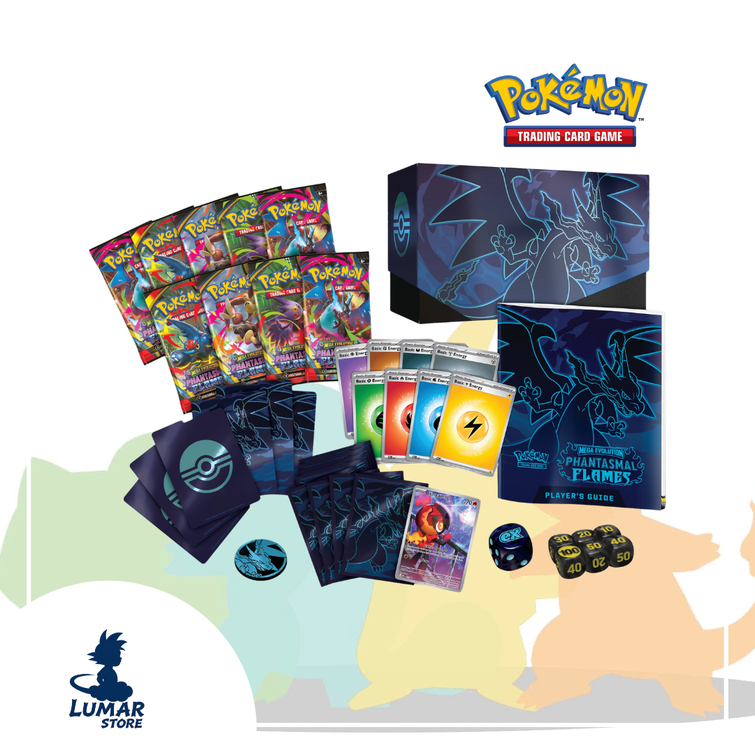 Caja de Entrenador Élite Pokémon – Fuegos Fantasmales (ETB) Español