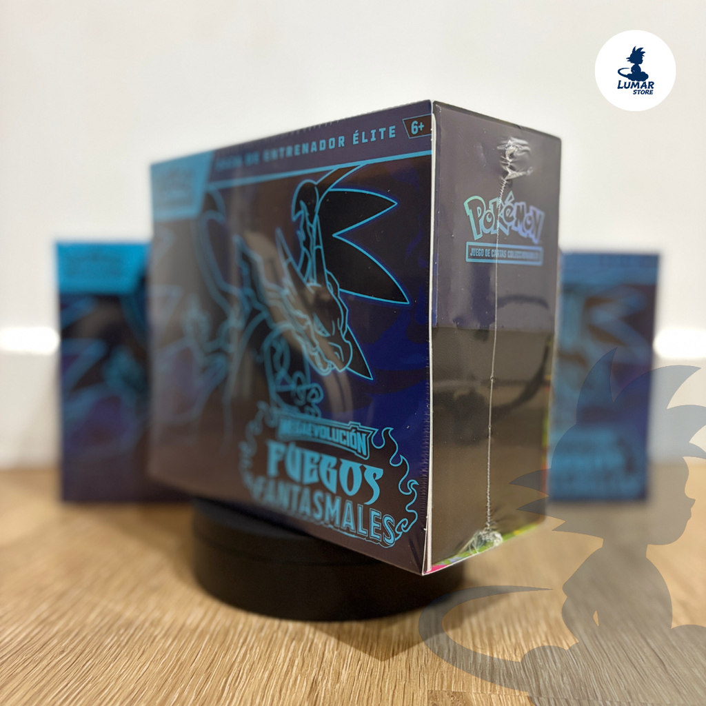 Caja de Entrenador Élite Pokémon – Fuegos Fantasmales (ETB) Español