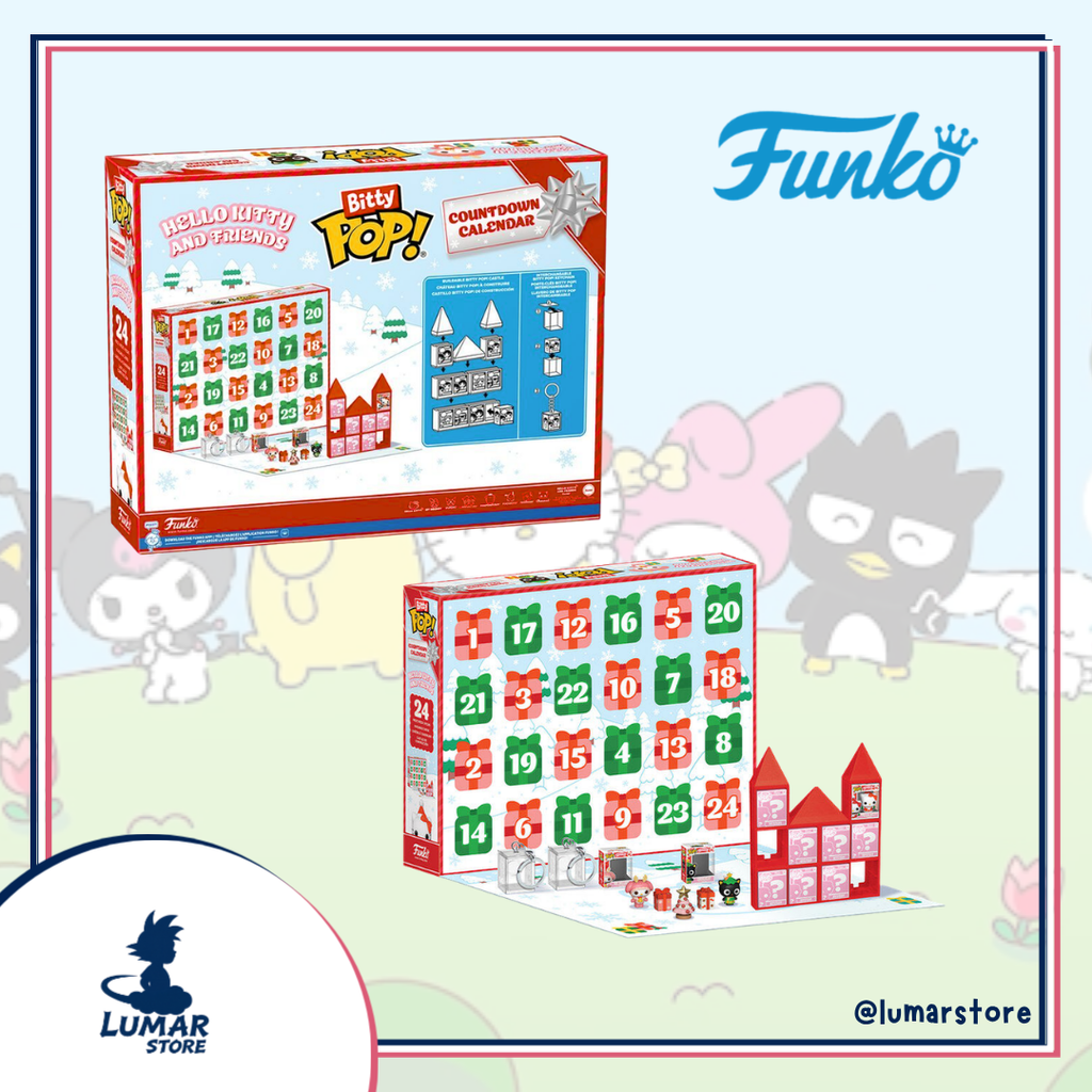Calendario de Adviento Funko Bitty Pop!: Hello Kitty and Friends Countdown Calendar (24 Sorpresas)
