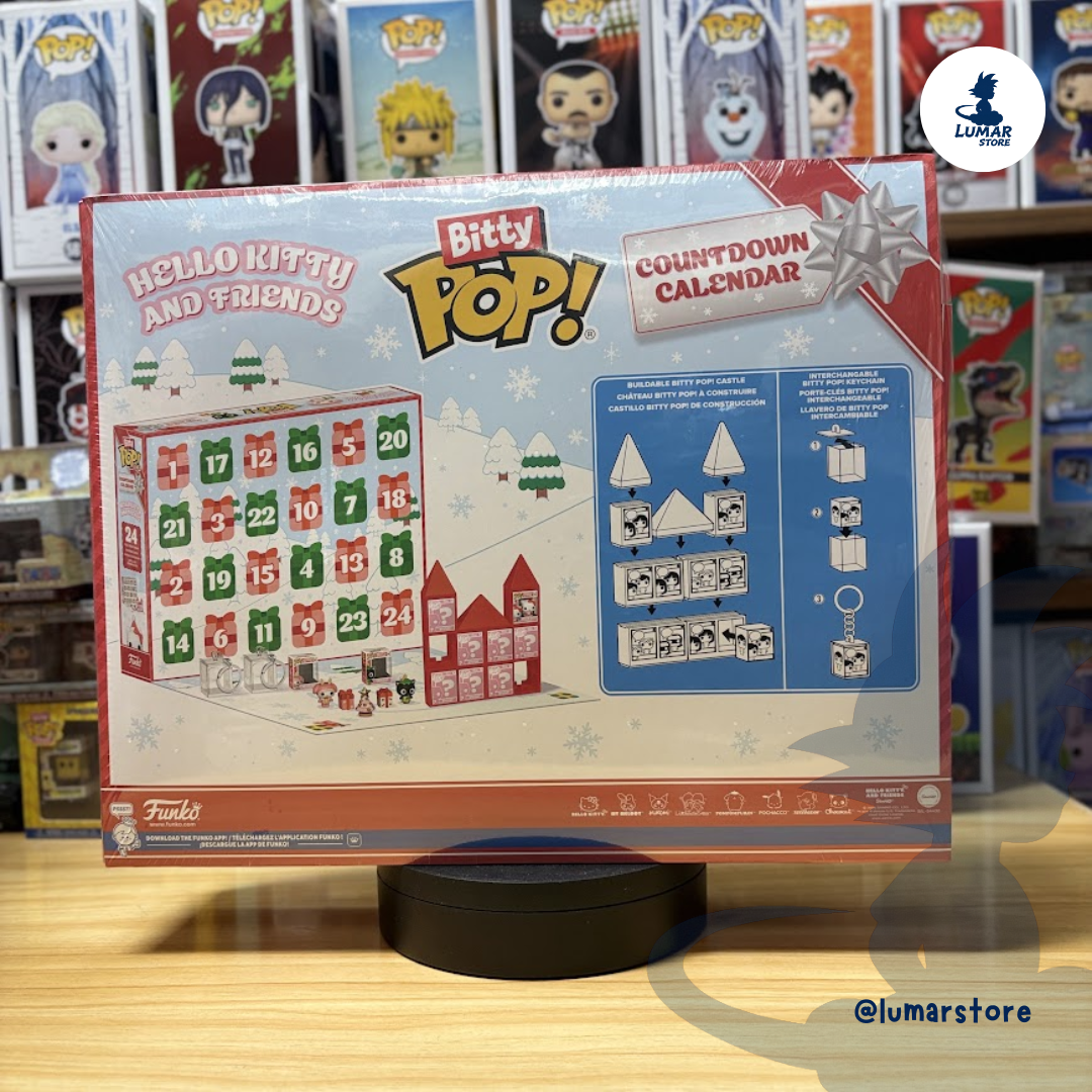 Calendario de Adviento Funko Bitty Pop!: Hello Kitty and Friends Countdown Calendar (24 Sorpresas)