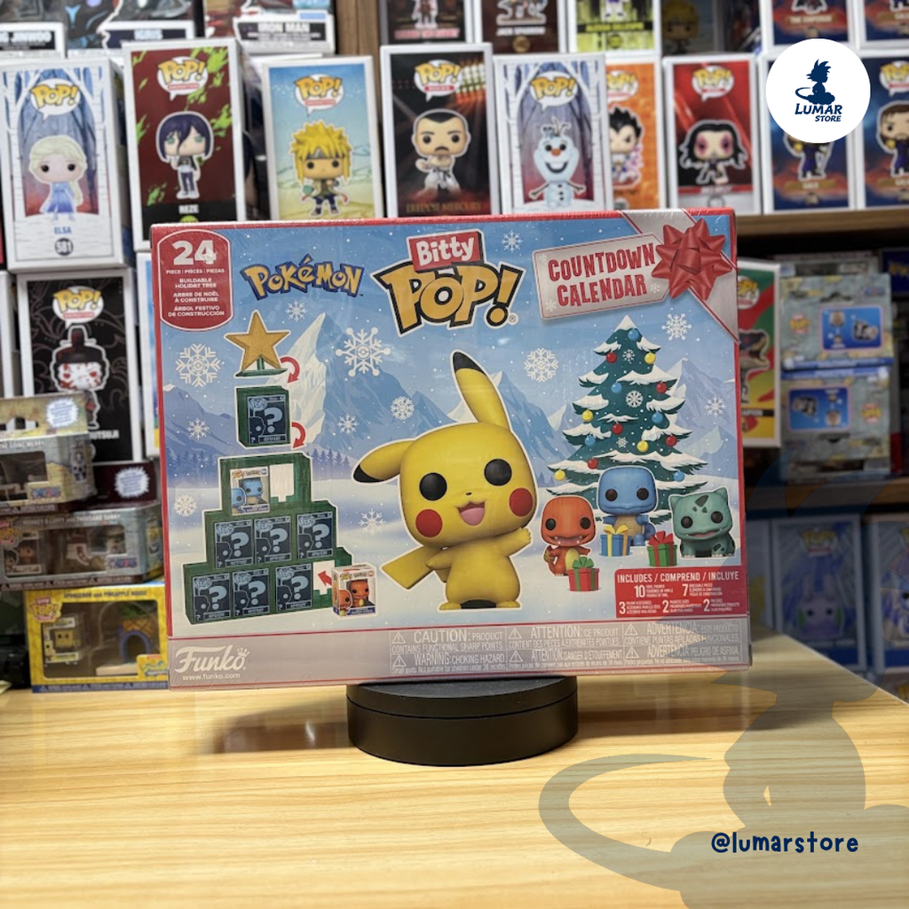 Calendario de Adviento Funko Bitty Pop!: Pokémon Countdown Calendar (24 Sorpresas)