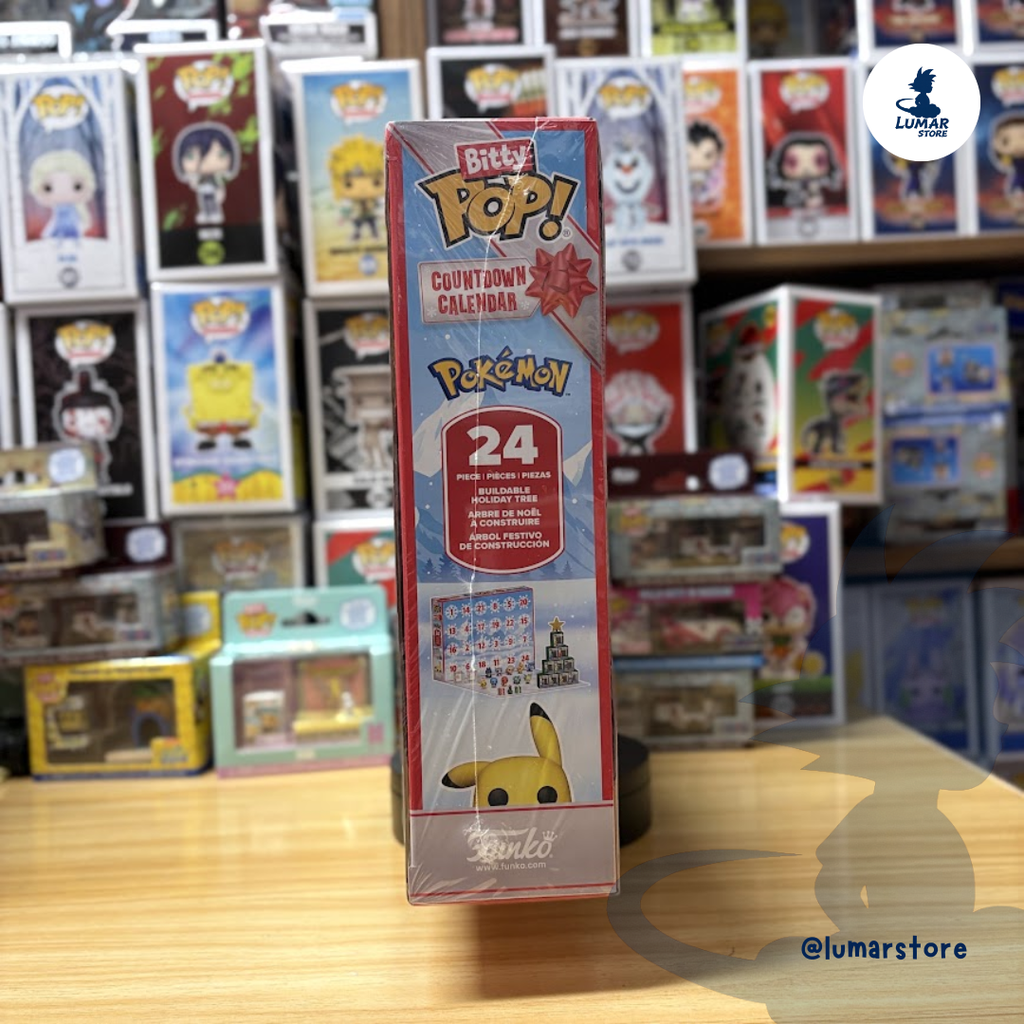 Calendario de Adviento Funko Bitty Pop!: Pokémon Countdown Calendar (24 Sorpresas)