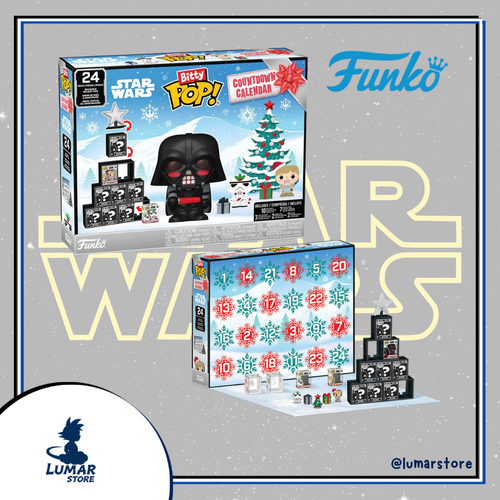 Calendario de Adviento Funko Bitty Pop!: Star Wars Countdown Calendar (24 Sorpresas)