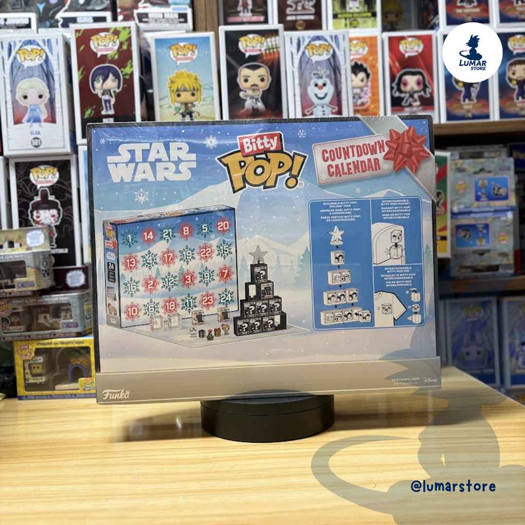 Calendario de Adviento Funko Bitty Pop!: Star Wars Countdown Calendar (24 Sorpresas)