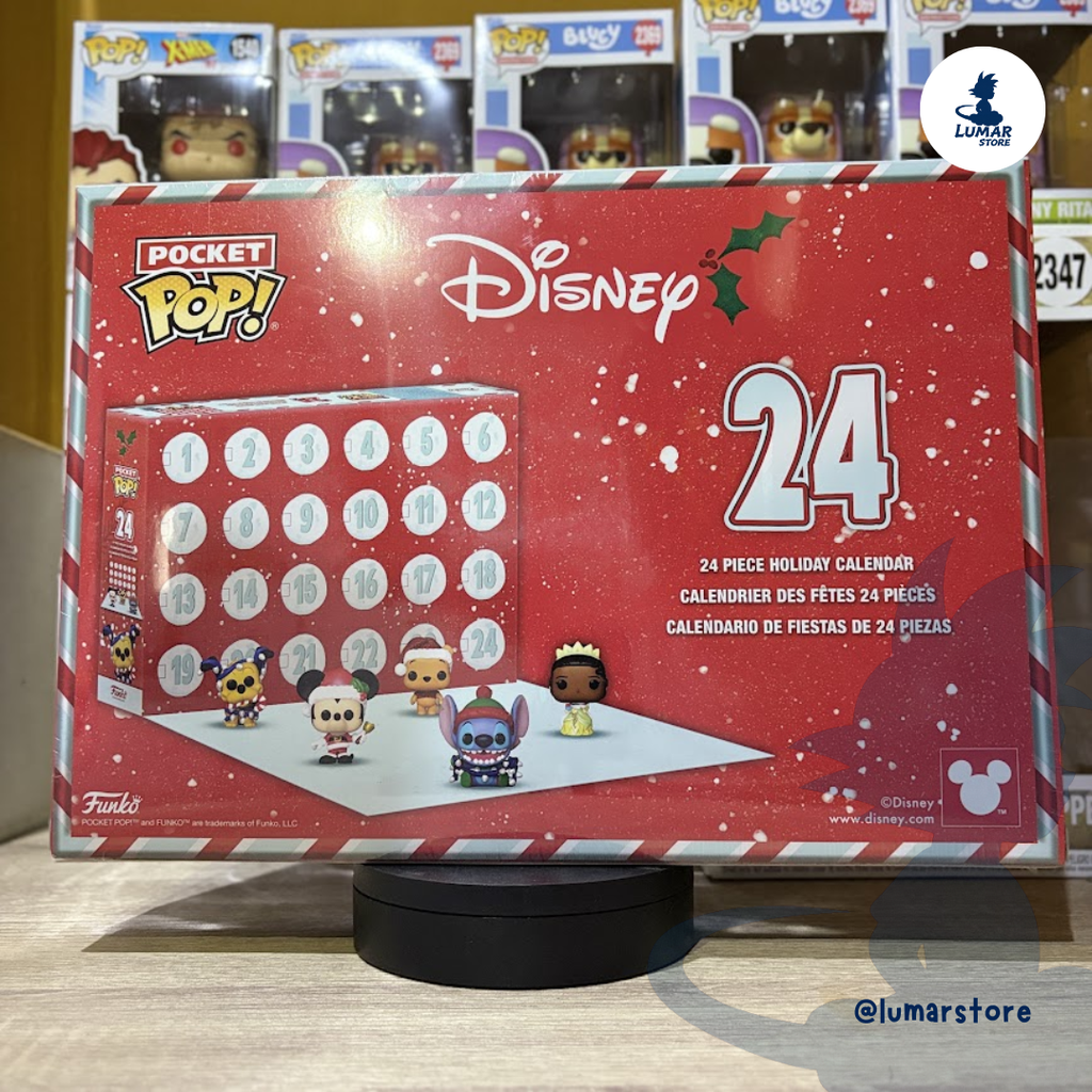Calendario de Adviento Funko Pocket Pop! Disney: 24 Piezas Holiday Calendar