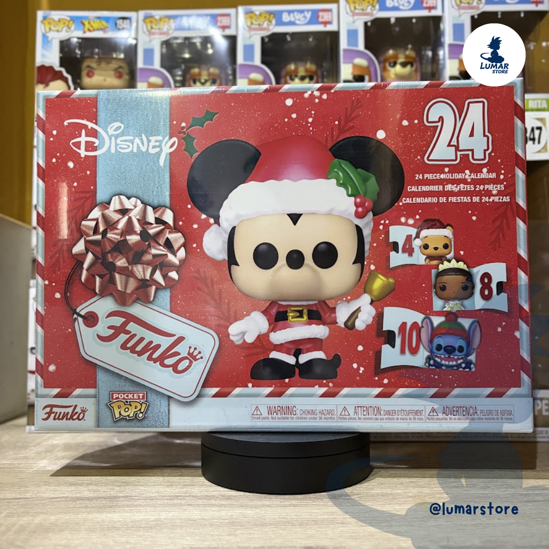 Calendario de Adviento Funko Pocket Pop! Disney: 24 Piezas Holiday Calendar