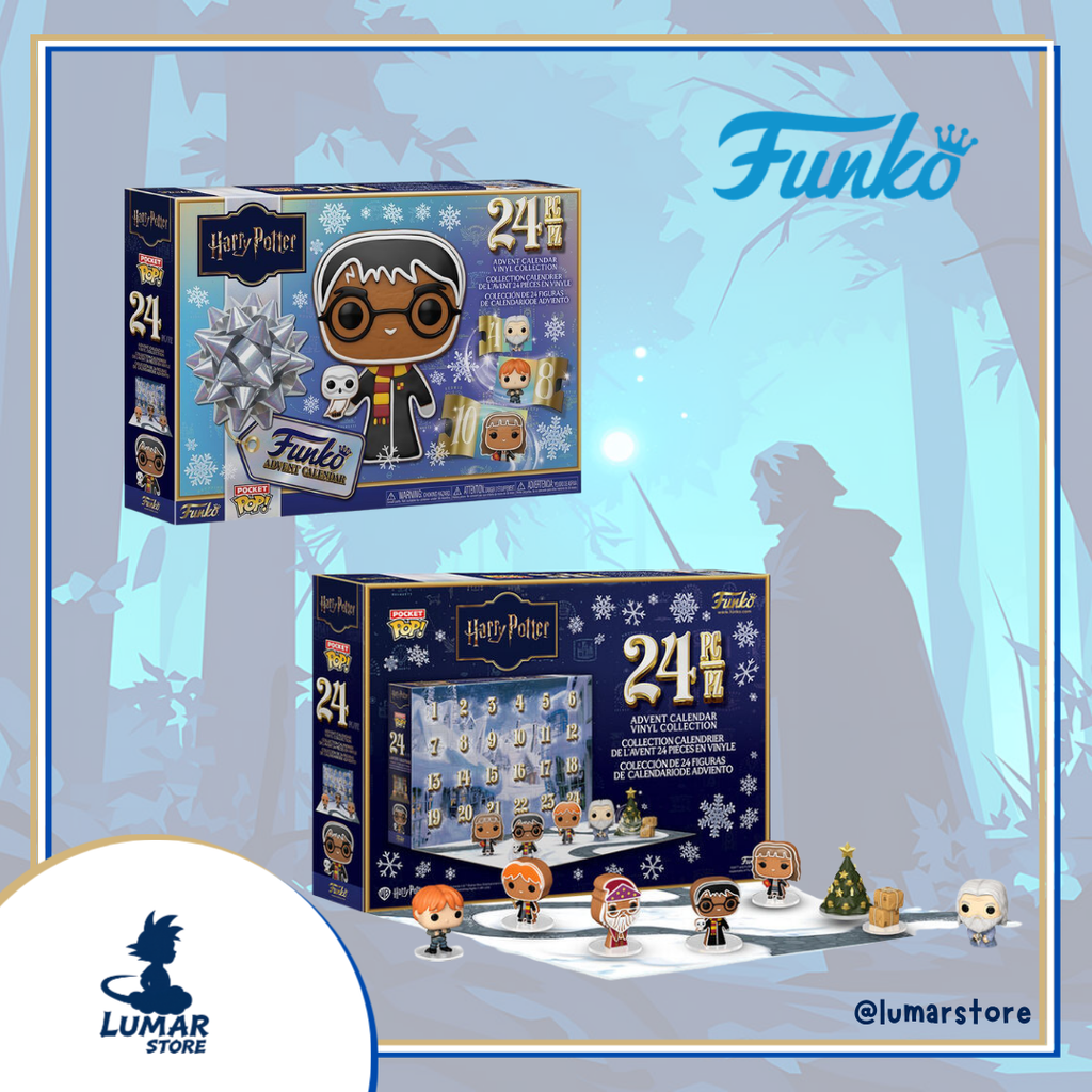 Calendario de Adviento Funko Pocket Pop! Harry Potter: 24 Piezas Gingerbread Holiday Calendar