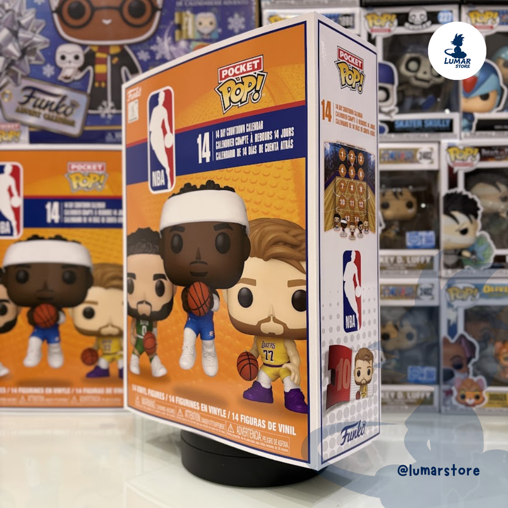 Calendario de Cuenta Atrás Funko Pocket Pop! NBA: 14 Días / 14 Figuras